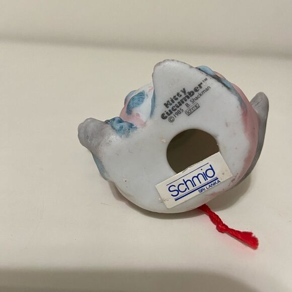 Kitty Cucumber Schmid Lot of 4 Figurines Ornaments Clown Angel Makeup School - Picture 7 of 12